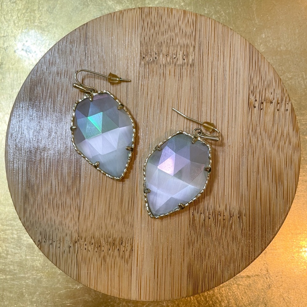 Kendra Scott Iridescent Slate Corley Earrings